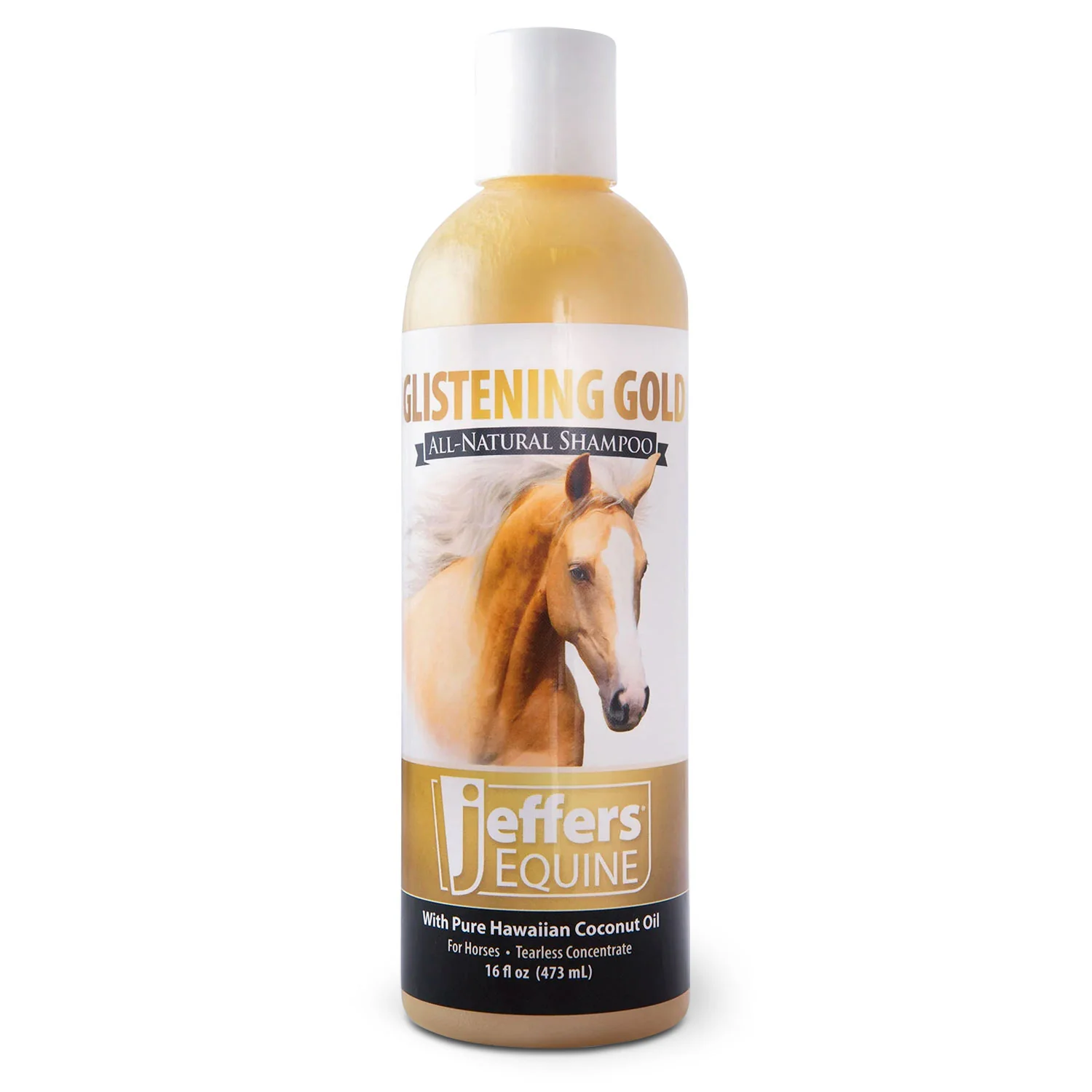 Equine Glistening Gold All-Natural Tearless Horse Shampoo with Pure Hawaiian Coconut Oil - Buy Pet Shop