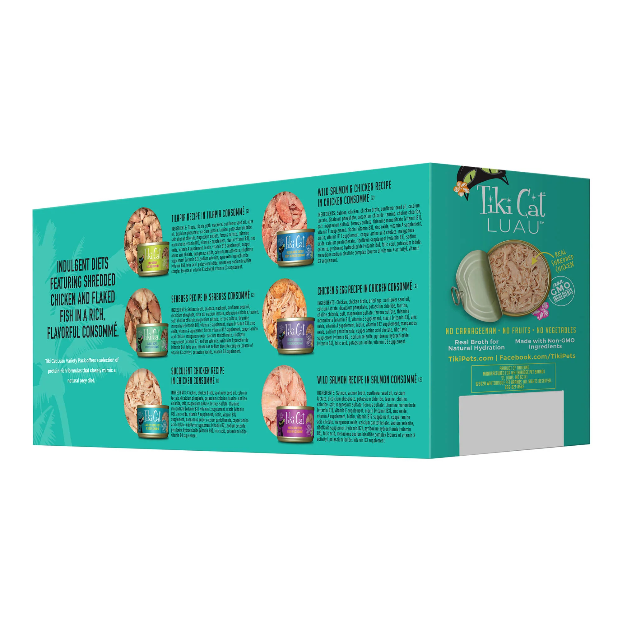 Tiki Cat Luau Wet Cat Food, Variety Pack - Buy Pet Shop