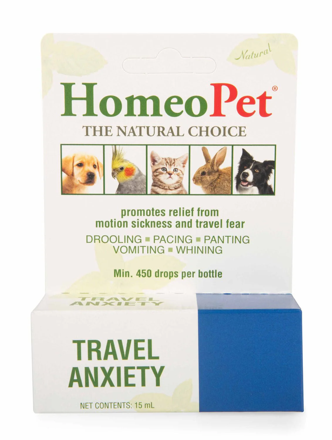 HomeoPet Travel Anxiety, 15 mL - Buy Pet Shop