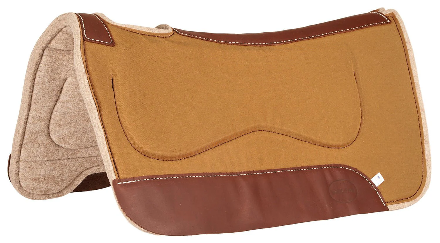 Mustang Canvas and Wool Kidney Saddle Pad - Buy Pet Shop