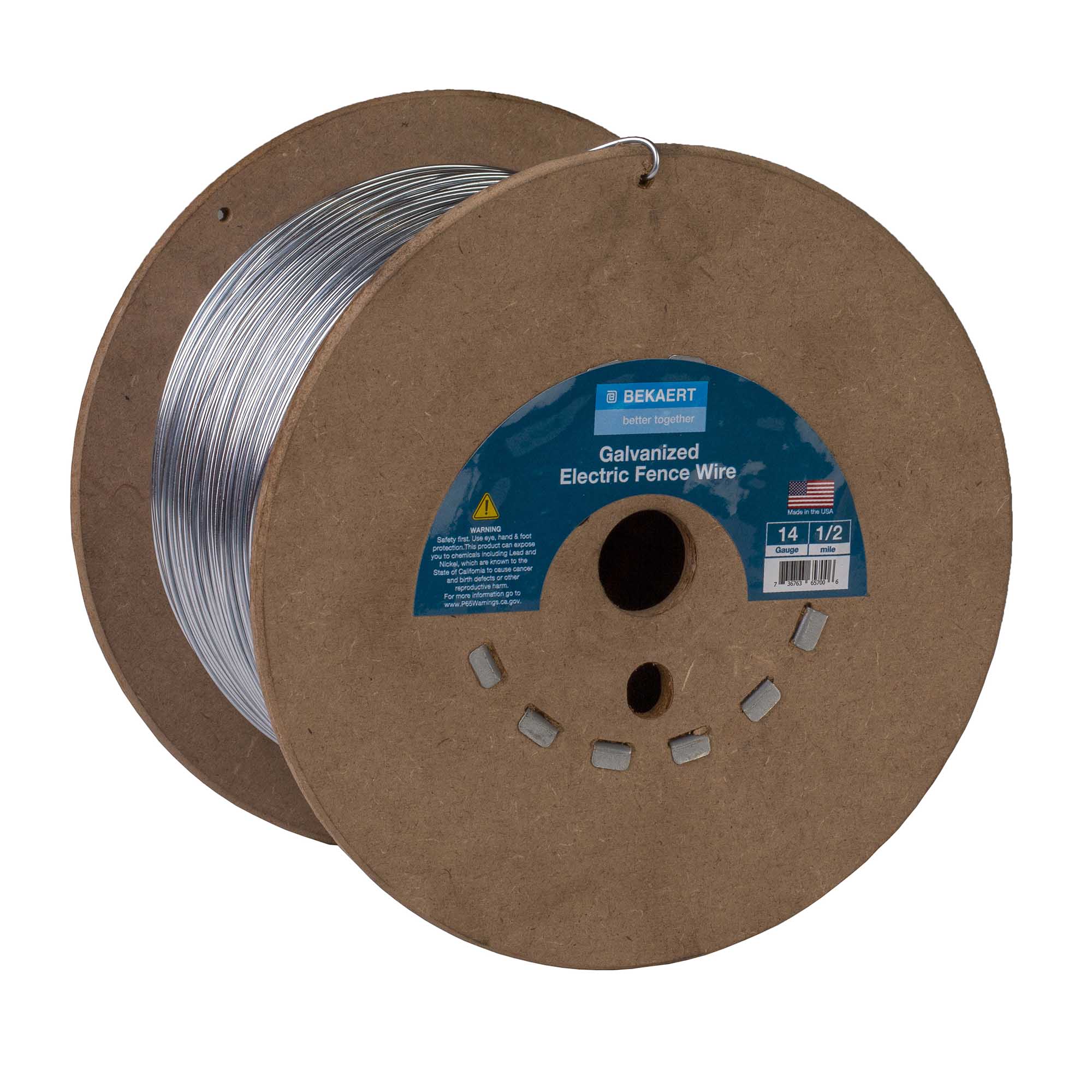 Bekaert 14 gauge Galvanized Electric Fence Wire, 2640 Feet - Buy Pet Shop