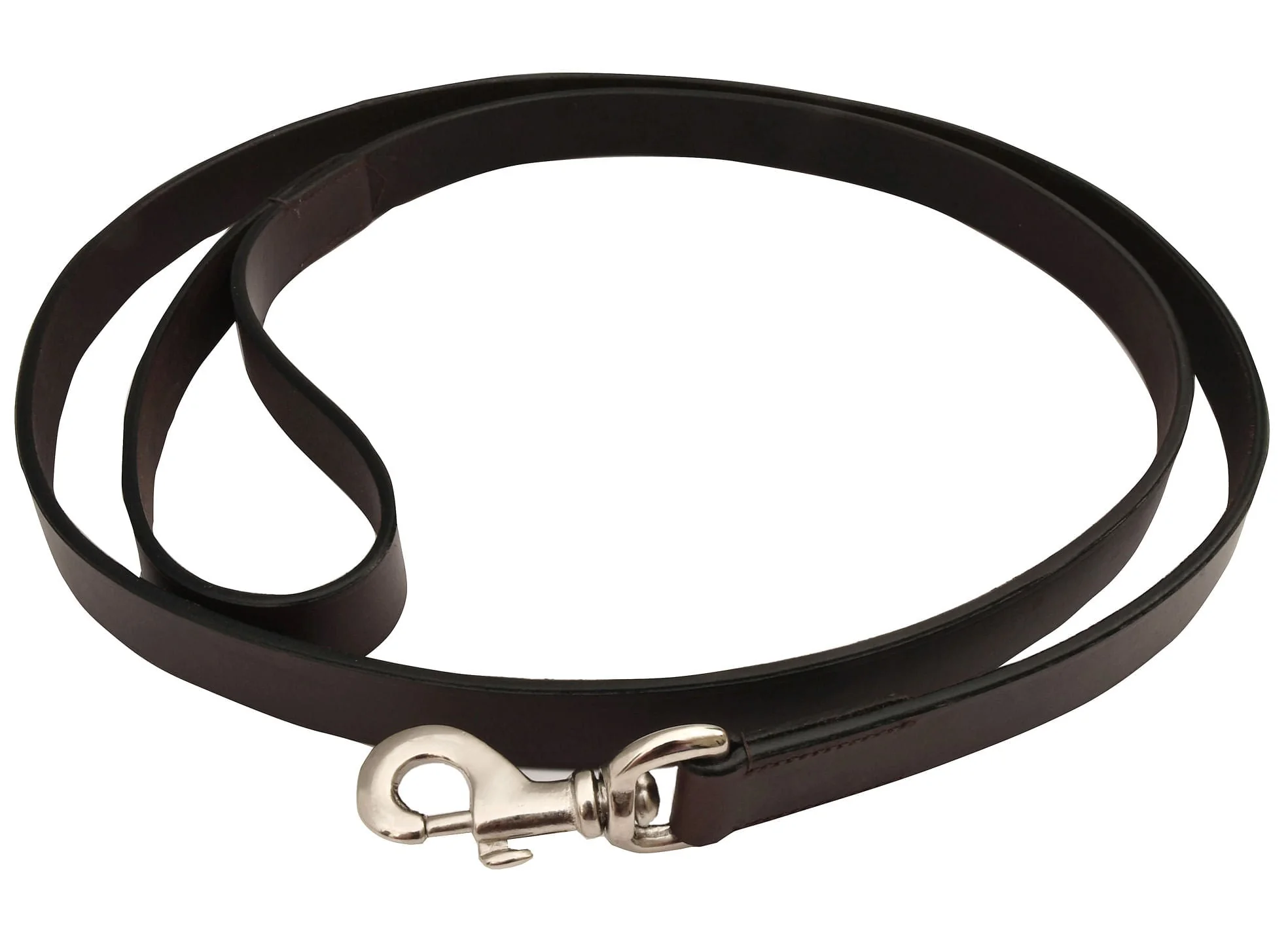 Premium Flat Leather Leash, 6' - Buy Pet Shop
