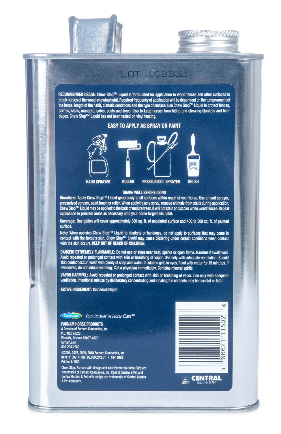 Farnam Chew Stop Hot Cinnamon Chewing/Cribbing Deterrent - Buy Pet Shop