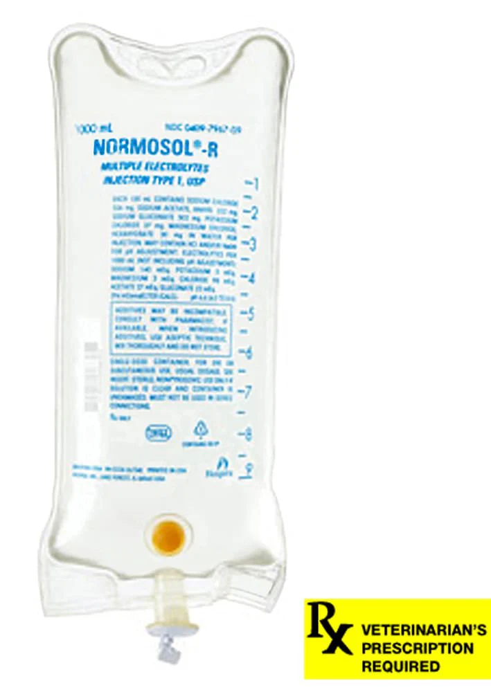 Rx Normosol-R Electrolye Injection Solution, 1000mL - Buy Pet Shop