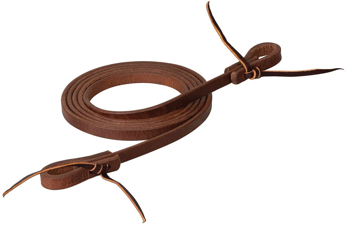 Smarty x Synergy Heavy Harness Leather Roper Rein with Loop End - Buy Pet Shop