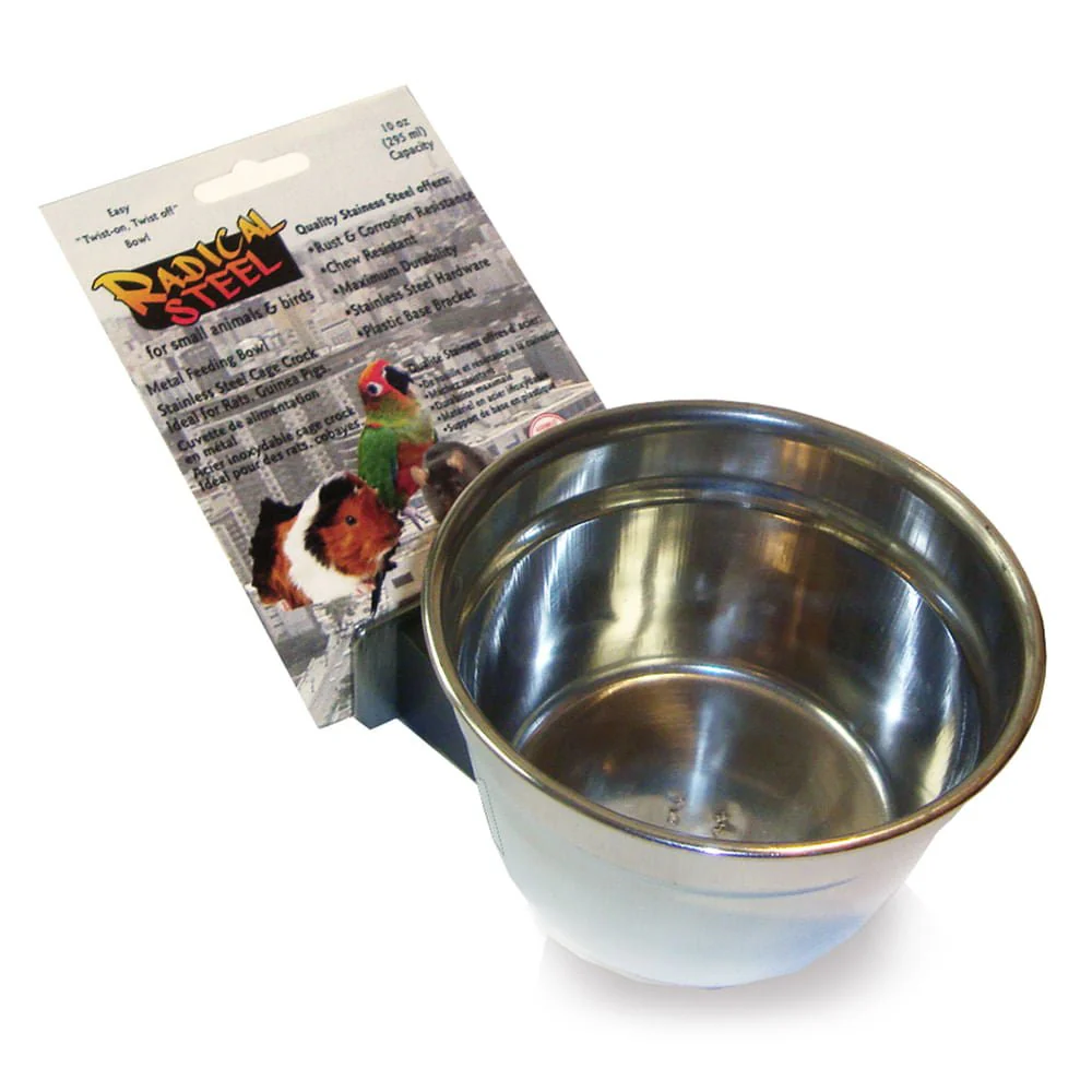 Stainless Steel Crock, 10 oz - Buy Pet Shop