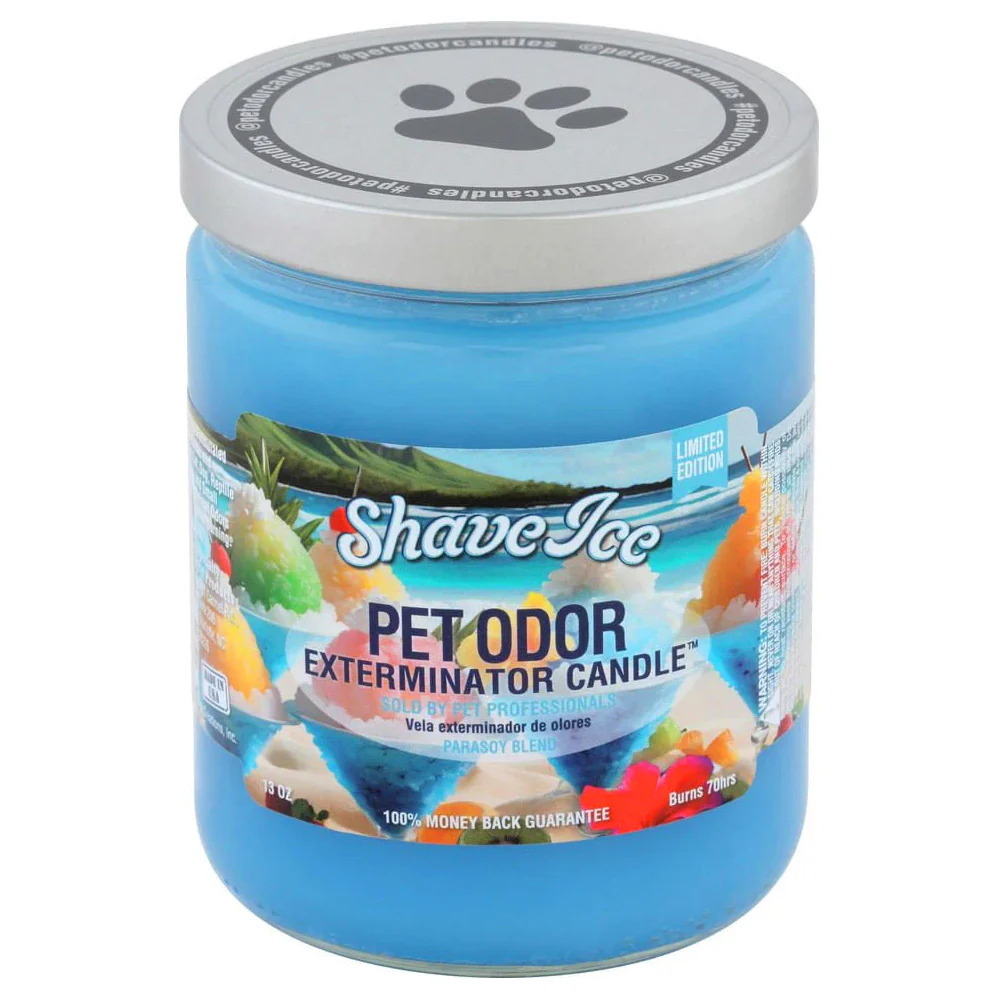 Pet Odor Exterminator Candle, Shave Ice, 13 oz - Buy Pet Shop