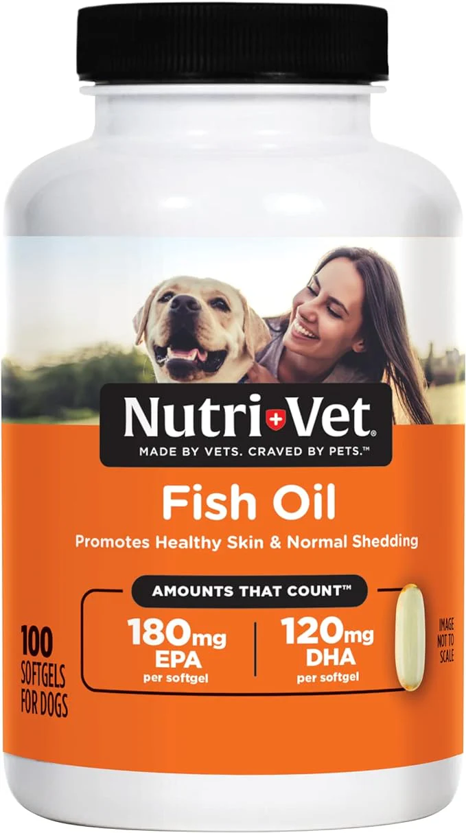 Nutri-Vet Fish Oil, Soft Gels, 100 ct - Buy Pet Shop