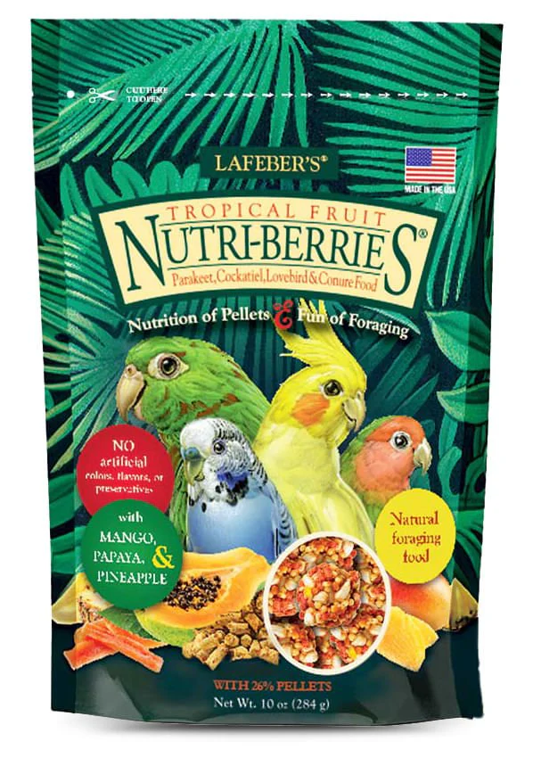 Lafeber Cockatiel Tropical Fruit Nutri-Berries, 10 oz bag - Buy Pet Shop