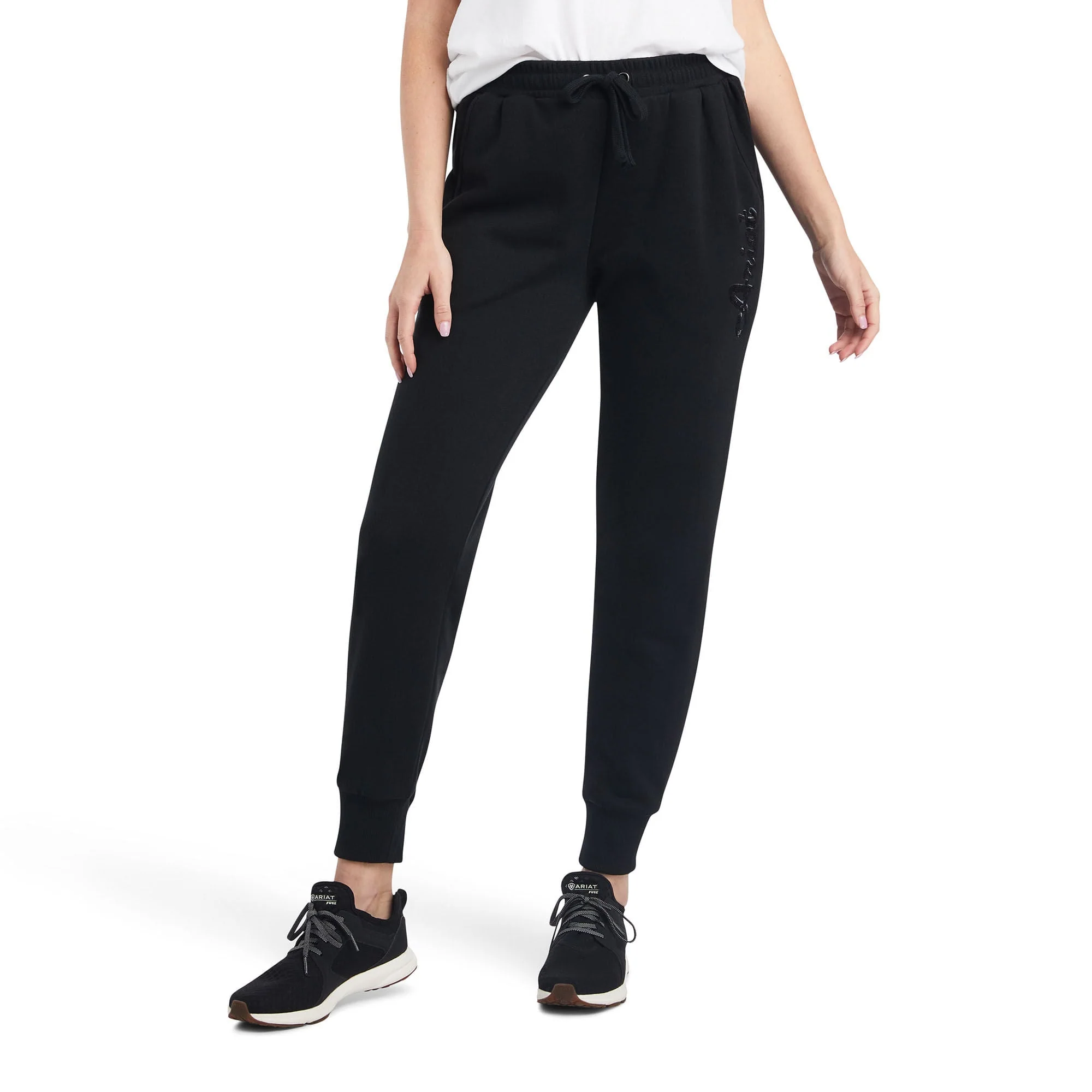 Ariat Women's Real Sweatpant Joggers, Black - Buy Pet Shop