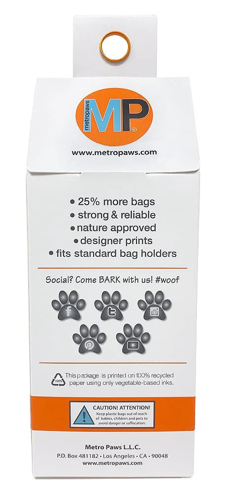 Poopy Packs 8 Rolls Dog Poop Bags - Buy Pet Shop