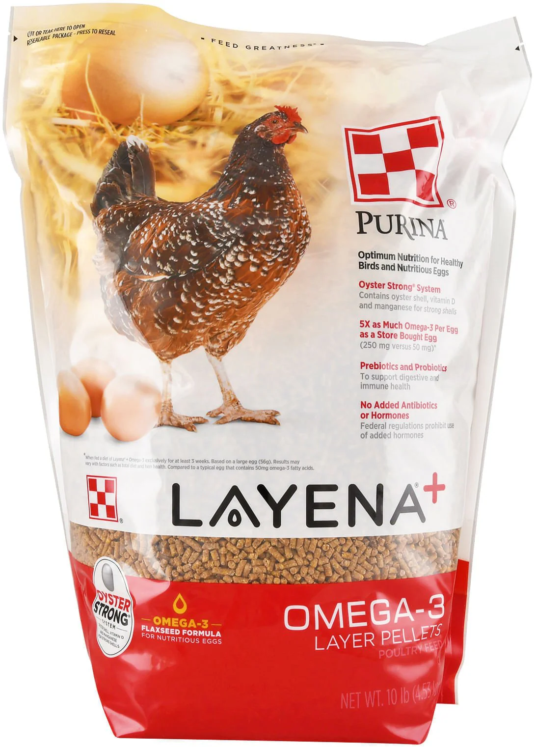 Purina Layena Plus Omega-3 Poultry Feed Pellet - Buy Pet Shop