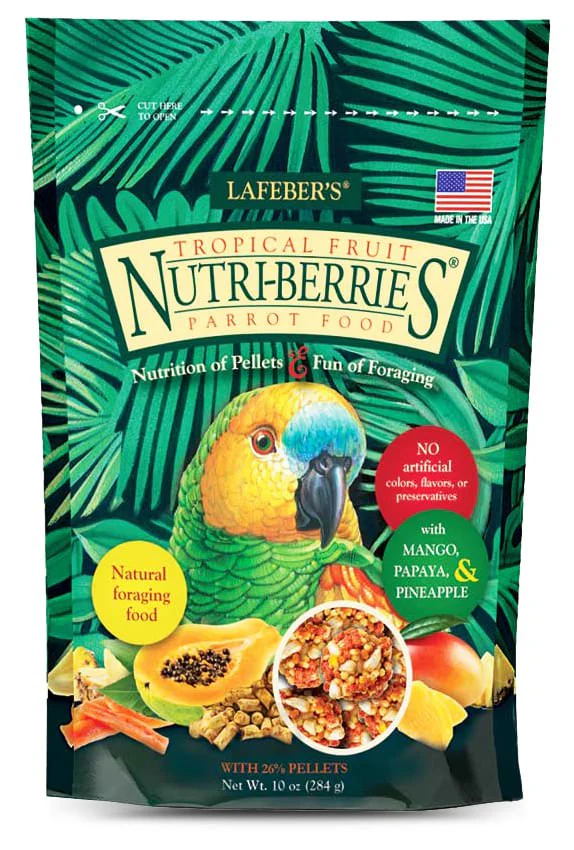 Lafeber Parrot Tropical Fruit Nutri-Berries, 10 oz bag - Buy Pet Shop