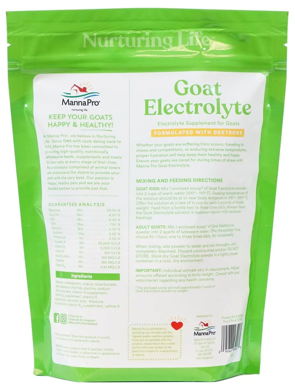 Goat Electrolyte, 16 oz - Buy Pet Shop