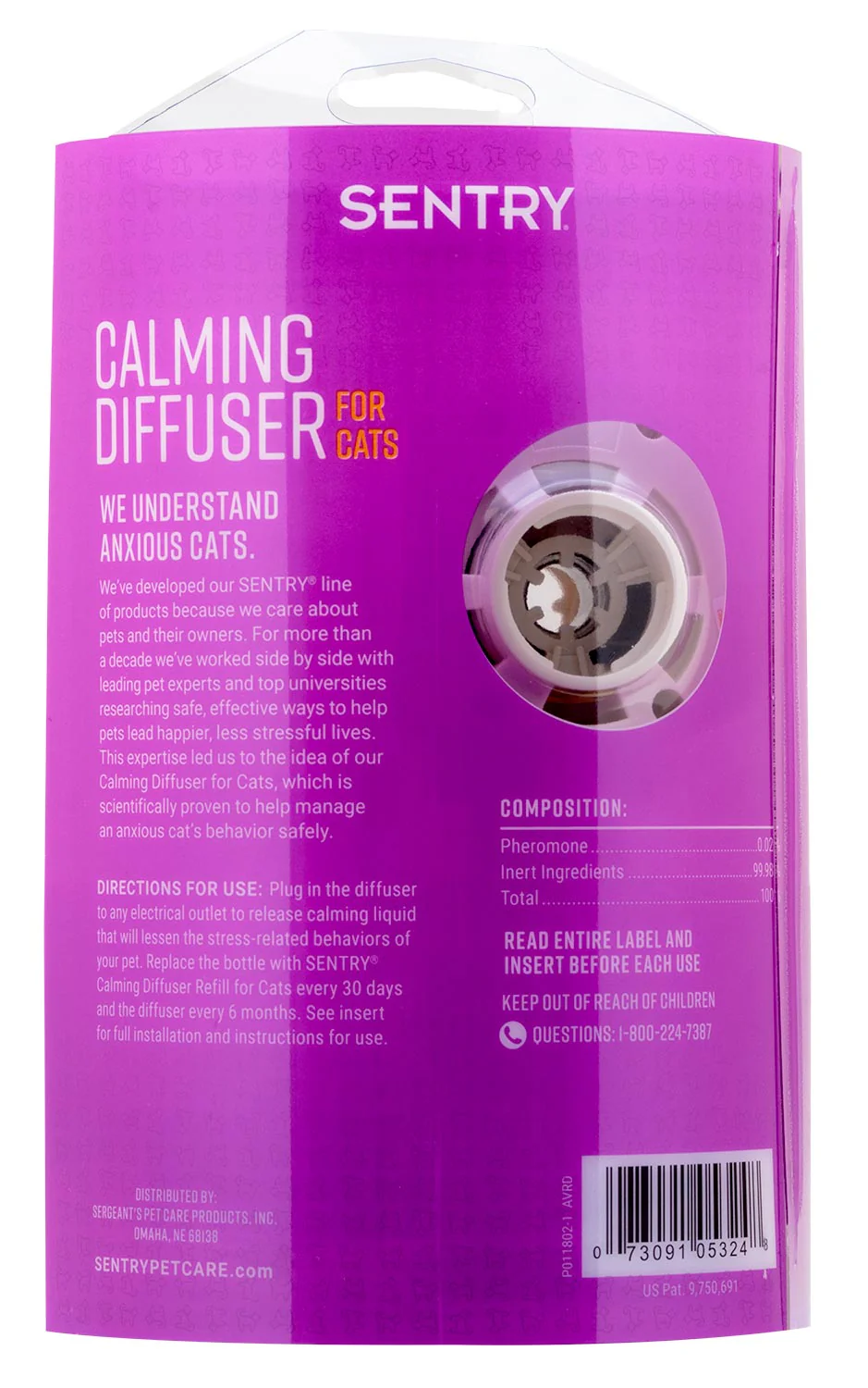 SENTRY? Calming Diffuser Kit & Refills for Cats - Buy Pet Shop