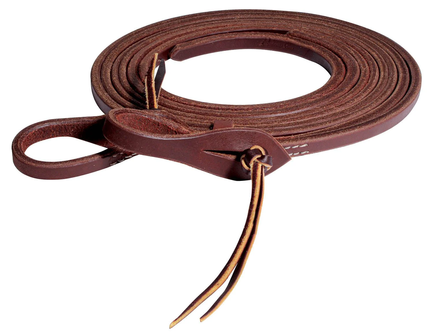 Professional's Choice Ranch Heavy Oil Pineapple Knot Split Reins, 1/2