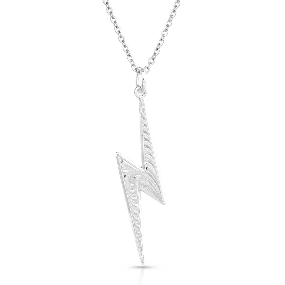 Lightning Strike Silver Artistry Necklace - Buy Pet Shop