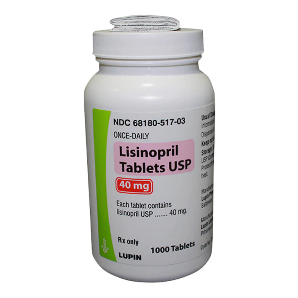 Rx Lisinopril Tablets, 40mg, 100 ct - Buy Pet Shop