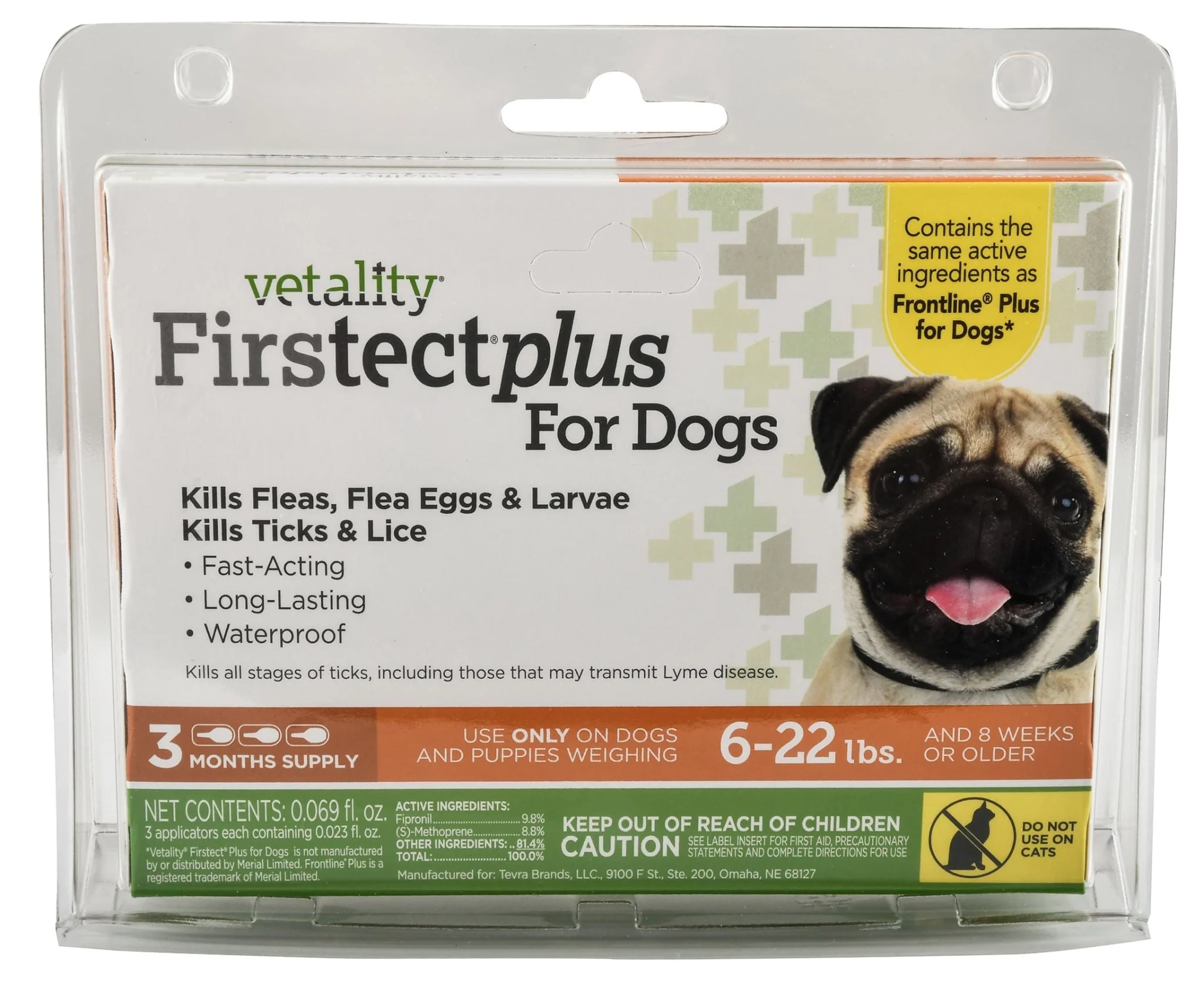 Vetality Firstect Plus for Dogs, 3-pack - Buy Pet Shop