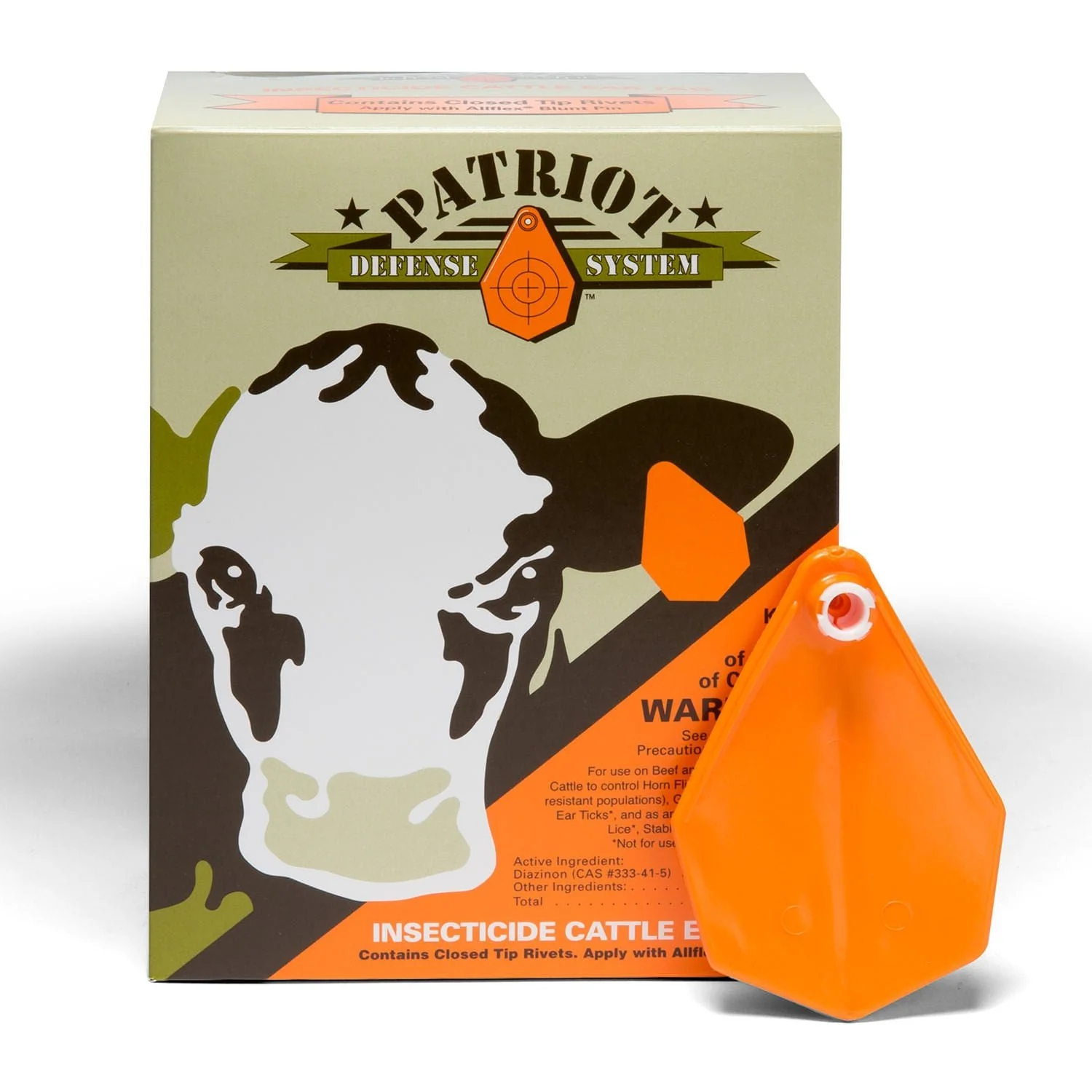 Patriot Insecticide Cattle Ear Tags, pkg of 20 - Buy Pet Shop