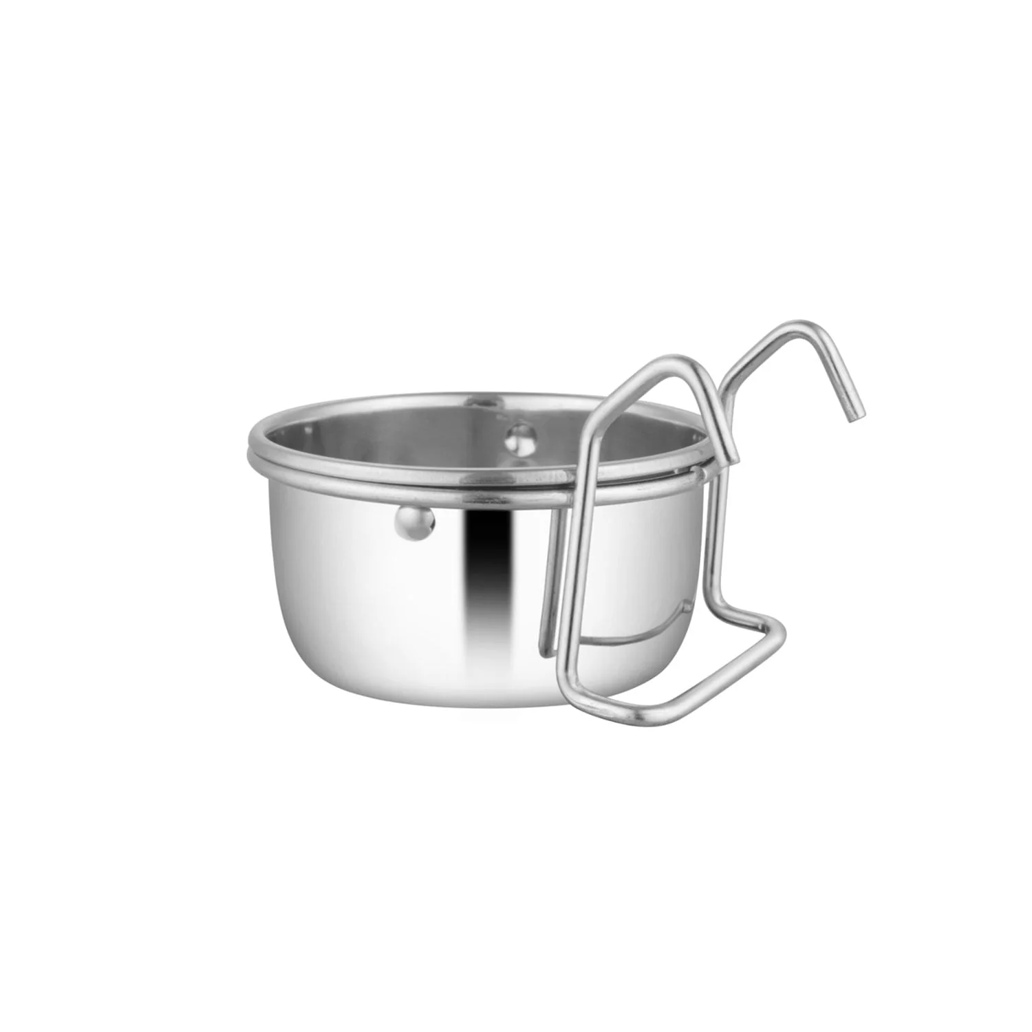 Stainless Steel Cage Cup Pet Feeders with Hooks - Buy Pet Shop