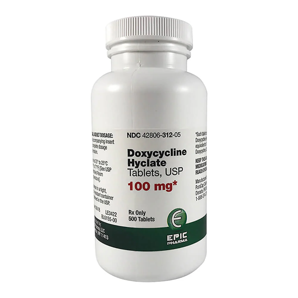 Rx Doxycycline Hyclate (Generic) Tablets - Buy Pet Shop