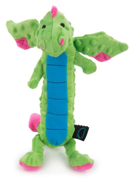 Skinny Green Dragon Dog Toy, Large - Buy Pet Shop