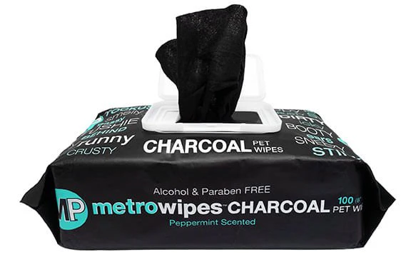 Metro Wipes Charcoal Peppermint Pet Wipes - Buy Pet Shop