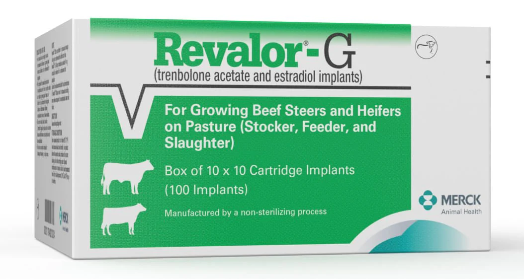 Revalor-G Implants, Box of 10 x 10 Cartridges (100 Implants) - Buy Pet Shop