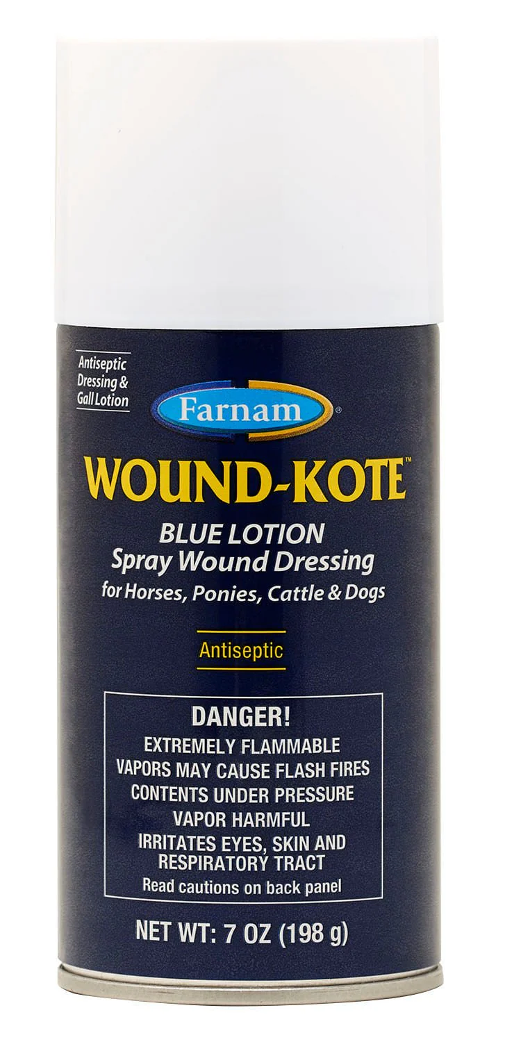 Farnam Wound-Kote Blue Lotion Spray Wound Dressing, 7 oz - Buy Pet Shop