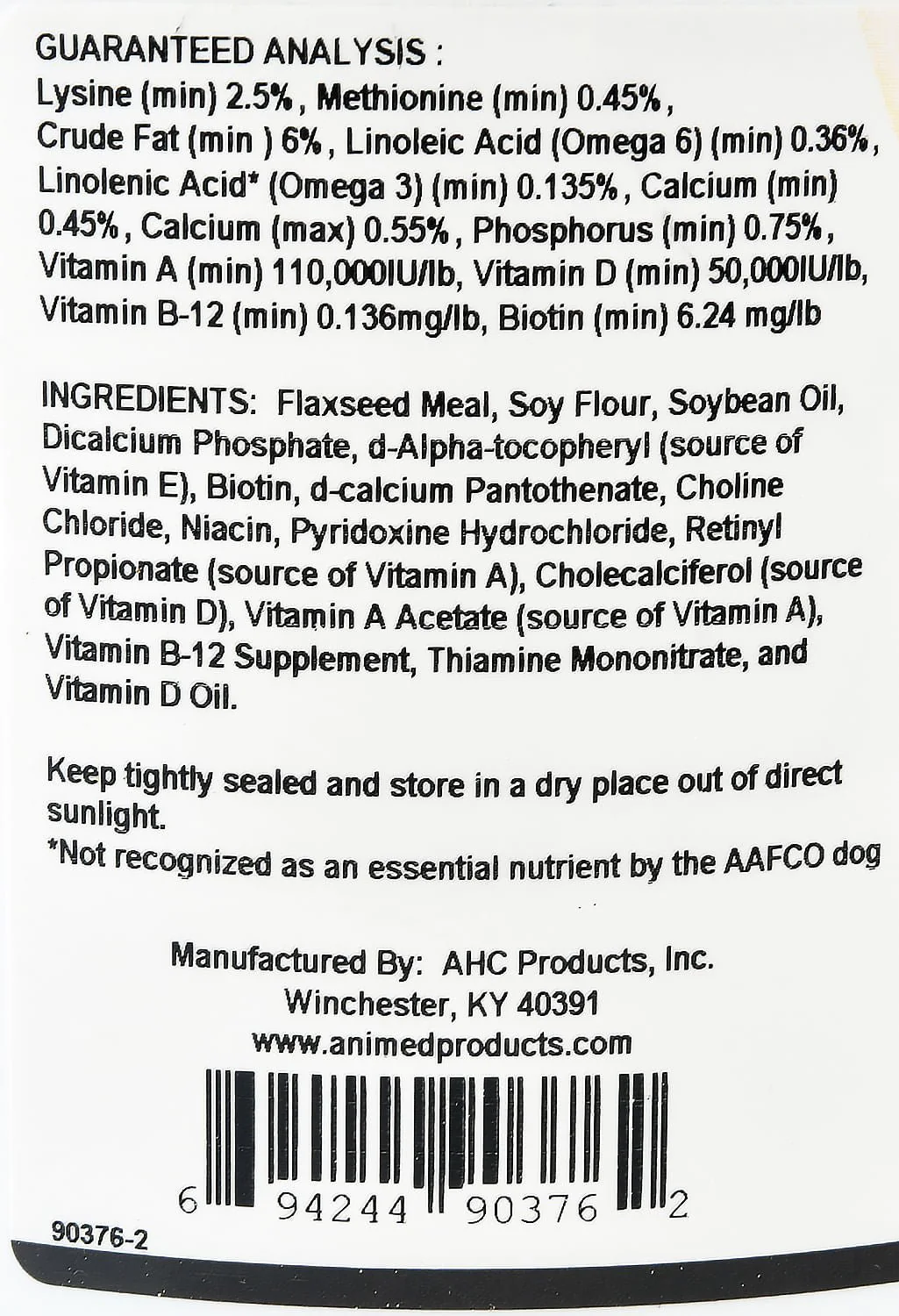 AniVite Conditioning Supplement - Buy Pet Shop