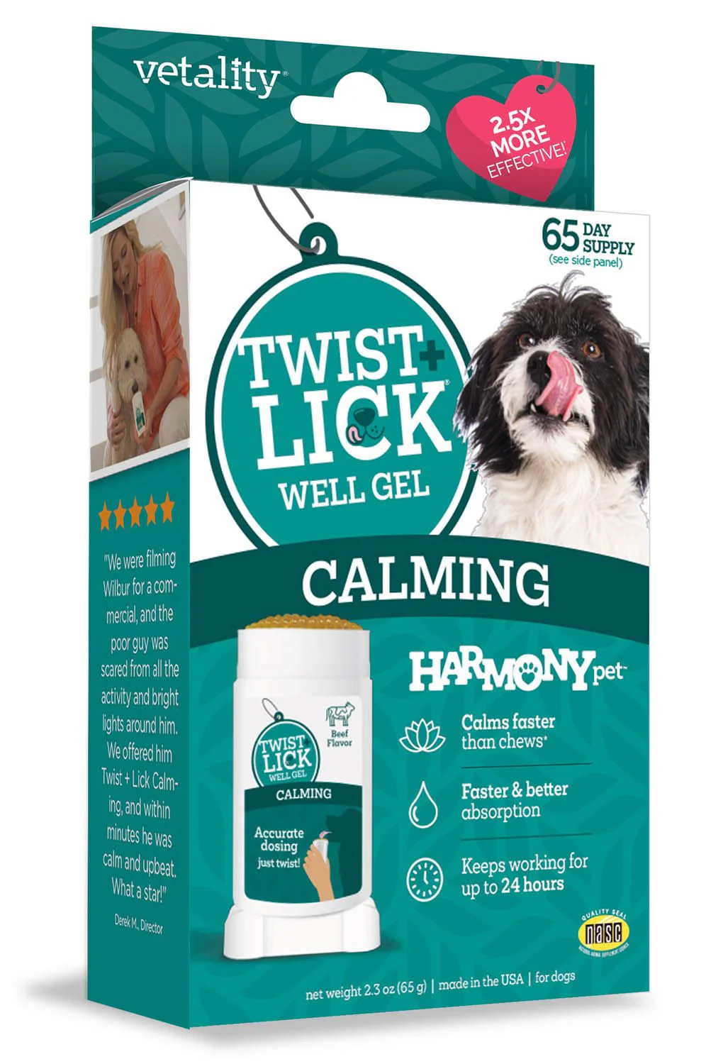 Twist & Lick Calming Supplement for Dogs - Buy Pet Shop