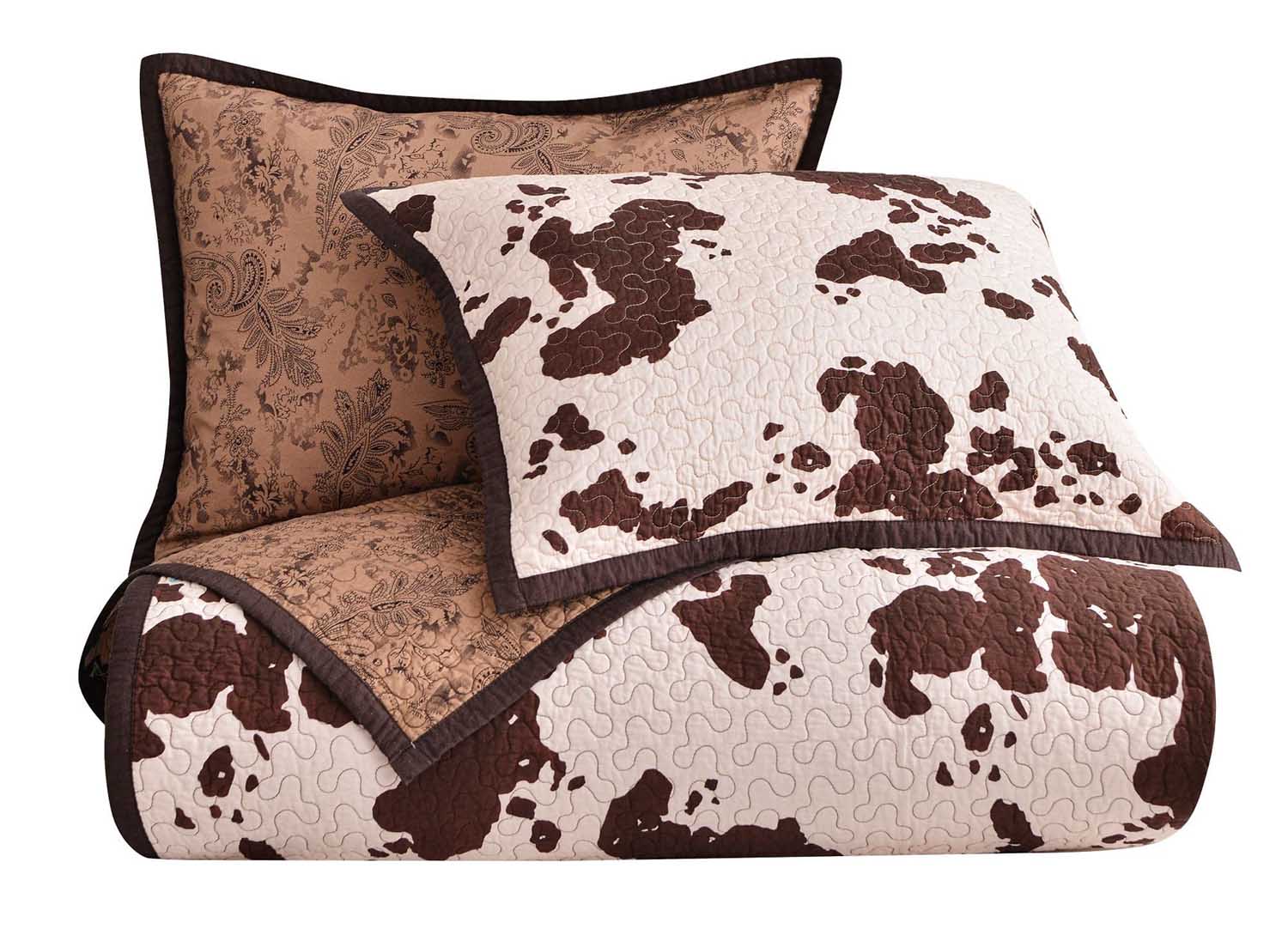 Elsa Cowhide Reversible 3 Piece Quilt Set - Buy Pet Shop