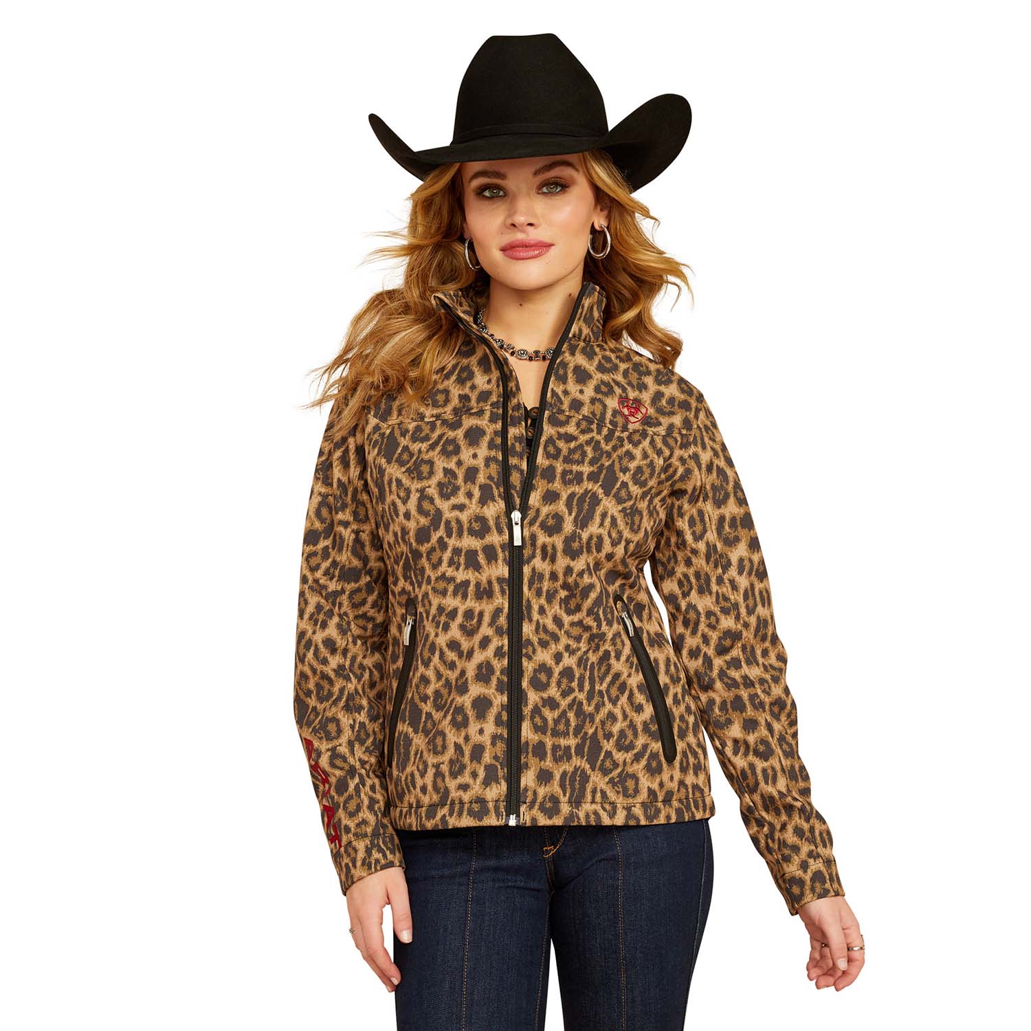 Ariat Women's Team Softshell Print Jacket, Lila Leopard - Buy Pet Shop