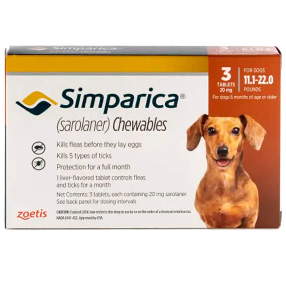 Simparica Chewable Tablets for Dogs - Buy Pet Shop