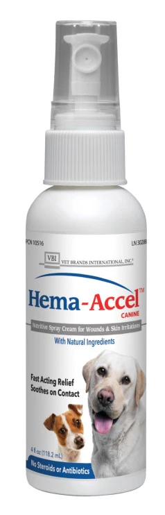Hema-Accel Canine All Natural Wound Care Spray, 4 oz - Buy Pet Shop