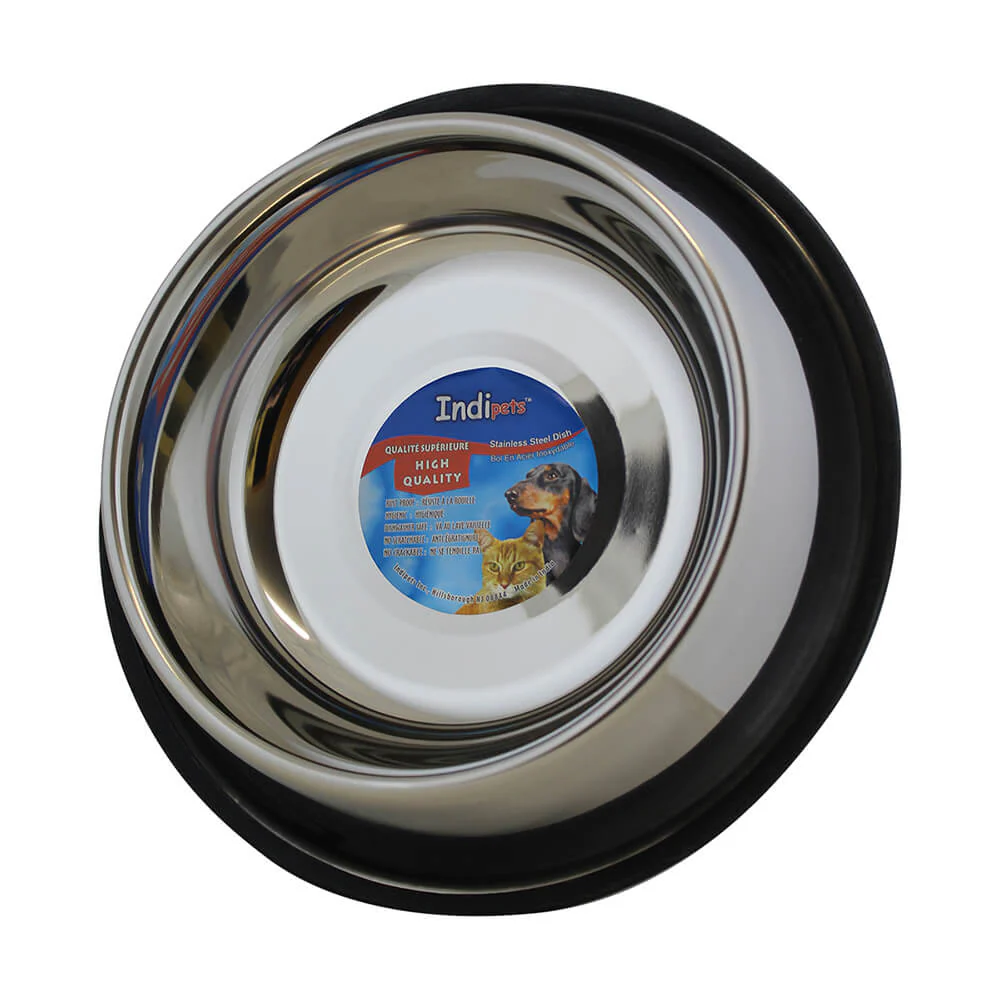 Indipets Non-Tip Stainless Steel Bowl - Buy Pet Shop