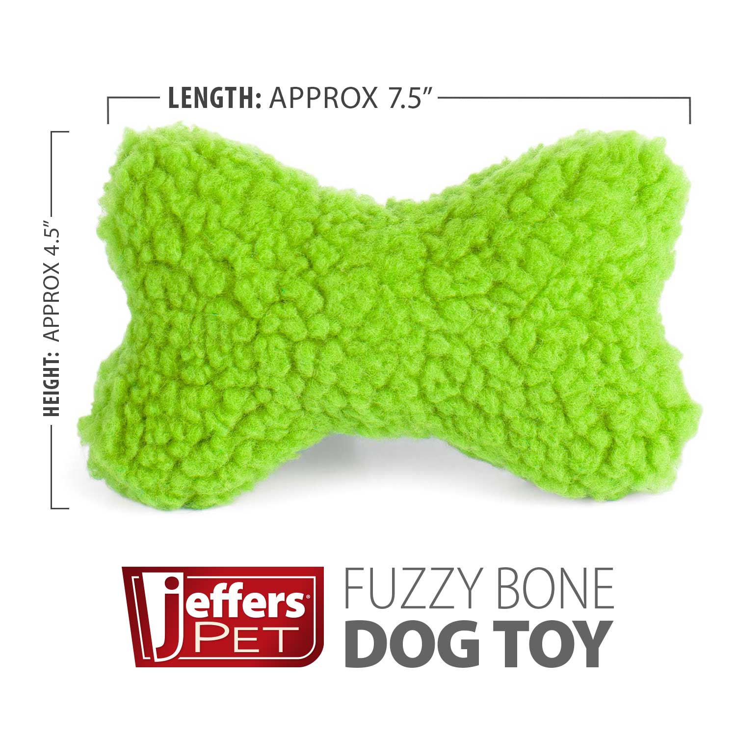 Fuzzy Shapes Dog Toys with Squeakers, Assorted Colors - Buy Pet Shop