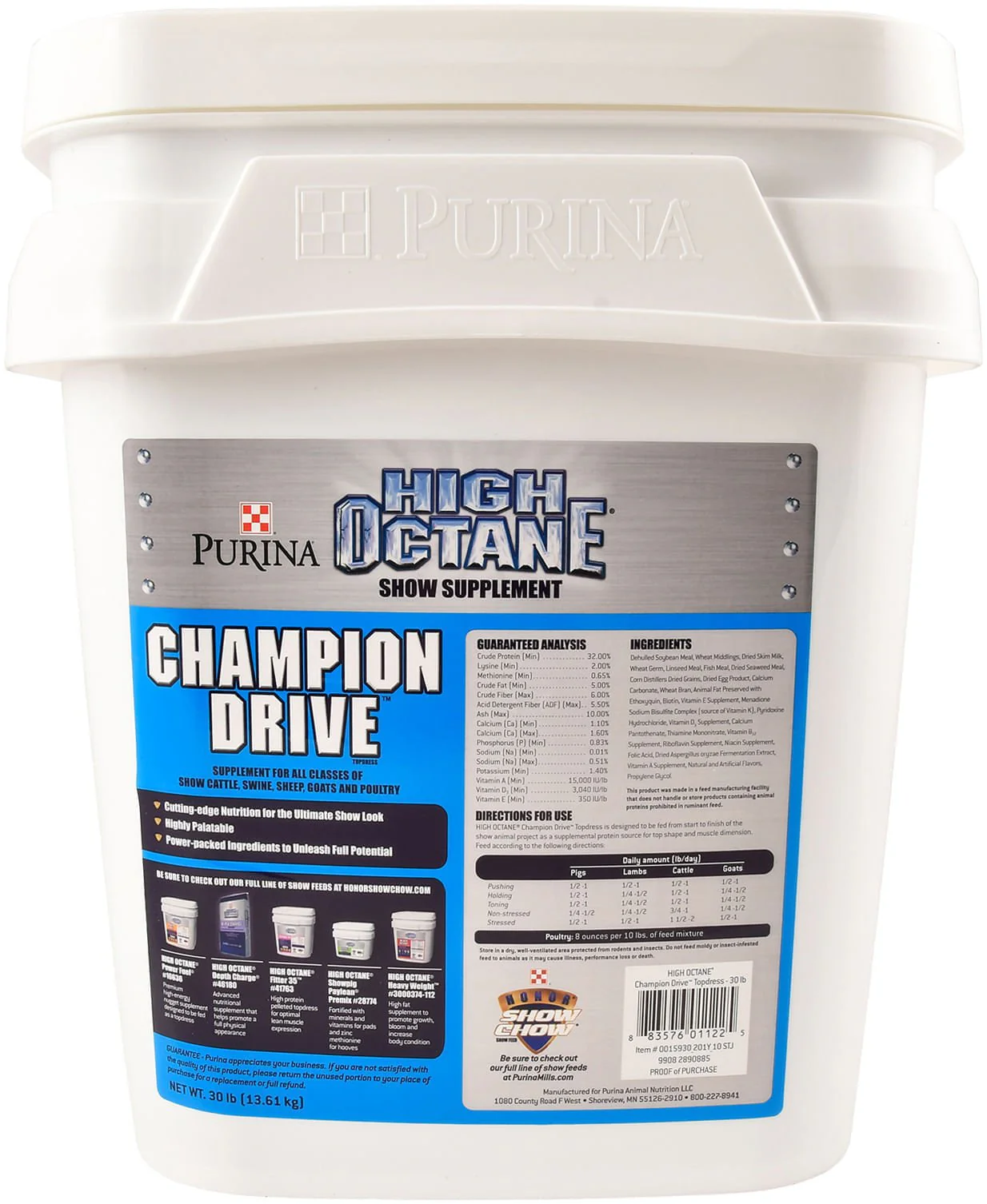 High Octane Champion Drive Topdress, 30 lbs - Buy Pet Shop