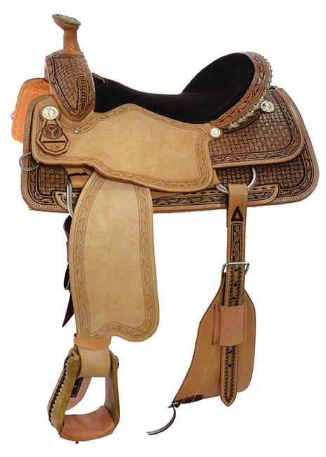 Circle Y Custom Briscoe Roping Saddle, Regular, Antique - Buy Pet Shop