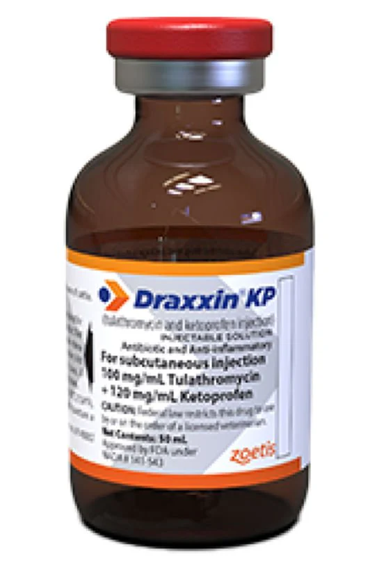 Rx Draxxin KP (tulathromycin and ketoprofen) Injectable Solution for Cattle - Buy Pet Shop
