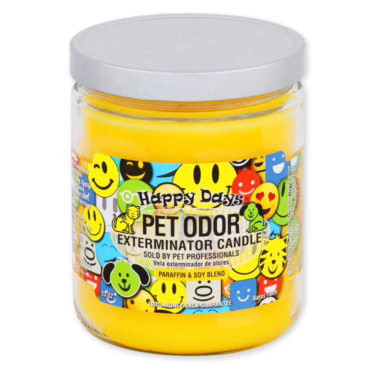 Pet Odor Exterminator Candle, Happy Days, 13 oz - Buy Pet Shop