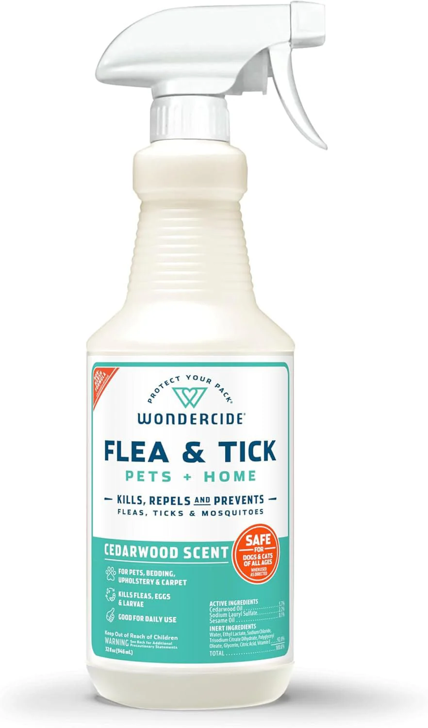 Wondercide Flea, Tick & Mosquito Control Spray for Pets + Home - Buy Pet Shop