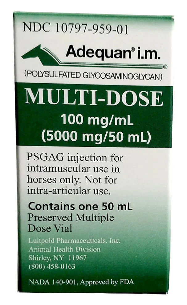 Rx Adequan i.m. (polysulfated glycosaminoglycan) Multi-Dose Injection for Horses - Buy Pet Shop