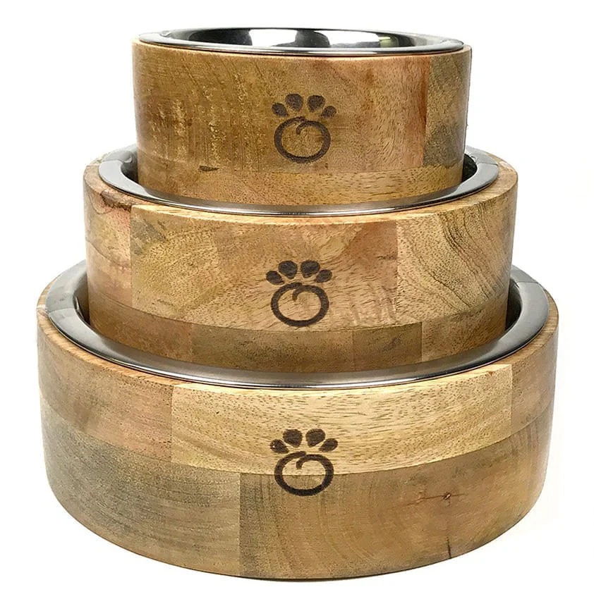 GF Pet Mango Wood Bowl - Buy Pet Shop