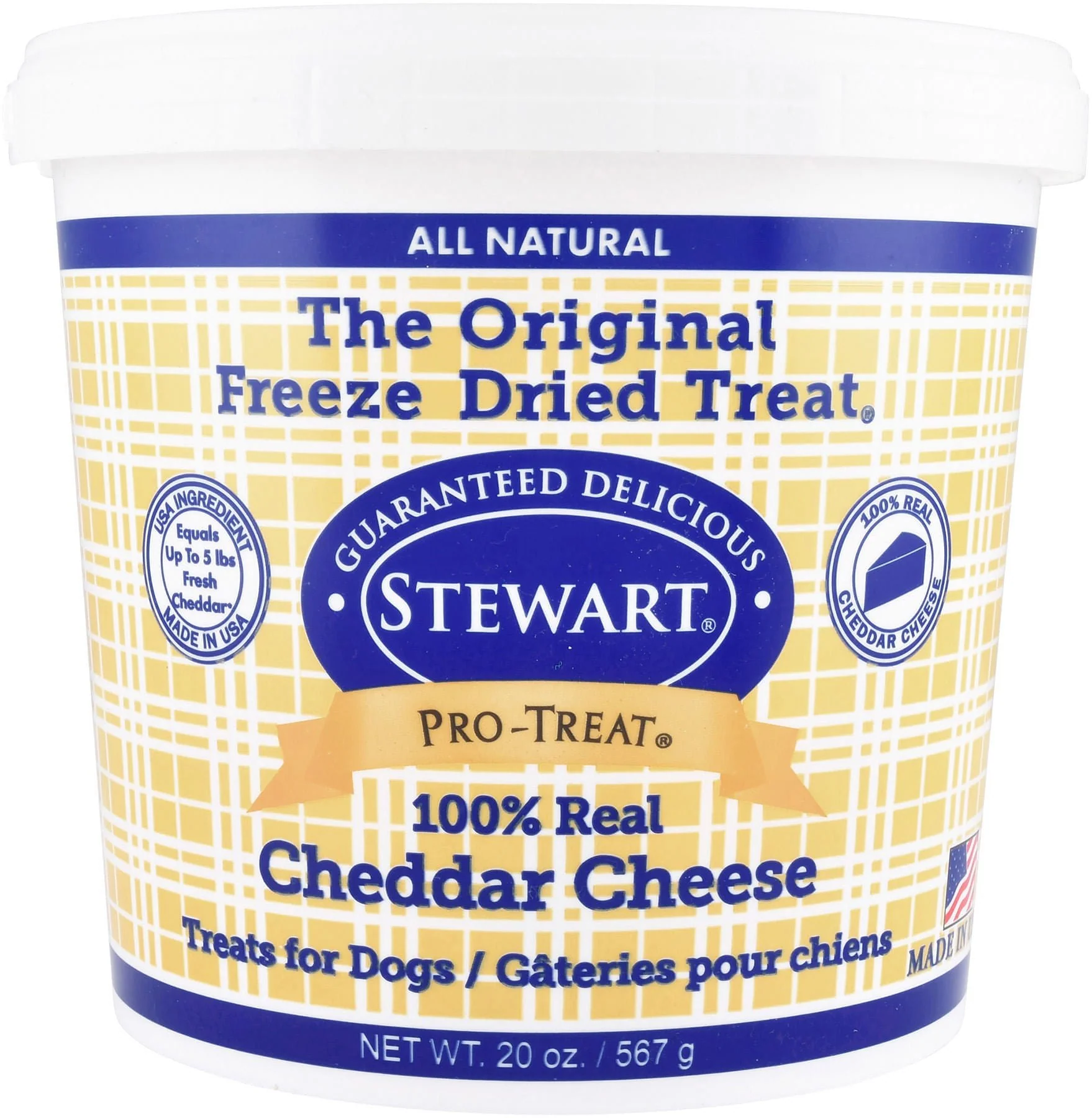Stewart Pro-Treat Freeze-Dried Cheddar Cheese Treats for Dogs - Buy Pet Shop