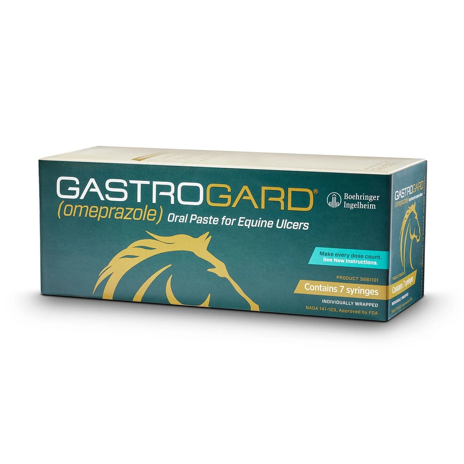 Rx Gastrogard (omeprazole) Oral Paste for Horses, 7 ct - Buy Pet Shop