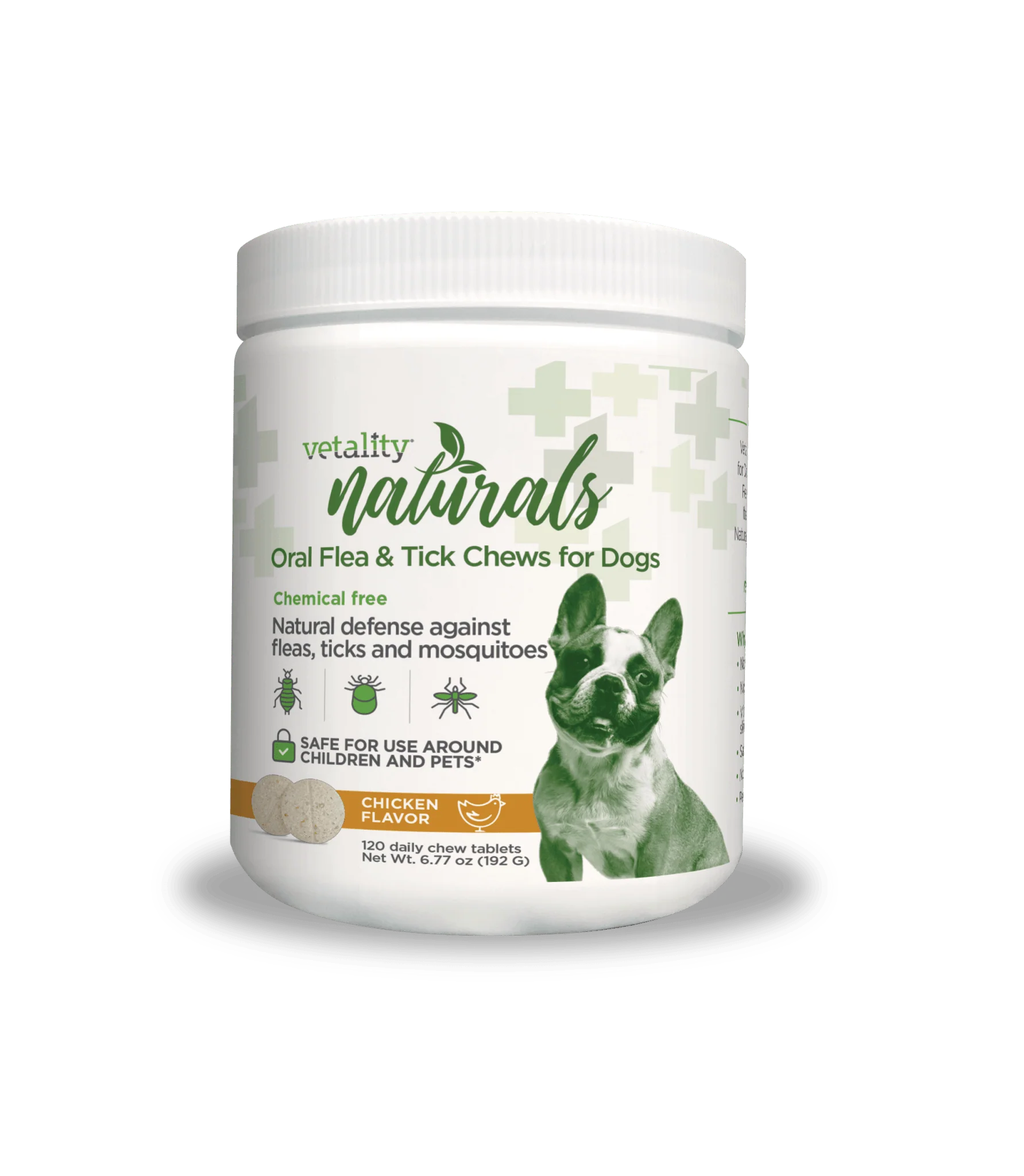 Vetality Naturals Oral Flea & Tick Chews for Dogs, 120 ct - Buy Pet Shop