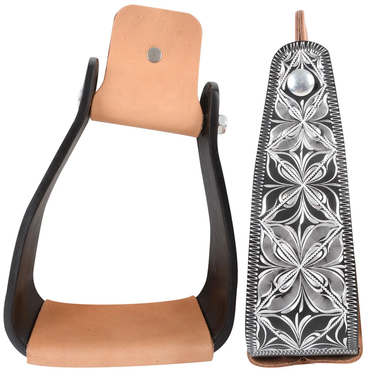 Cashel Slanted Engraved Stirrups - Buy Pet Shop