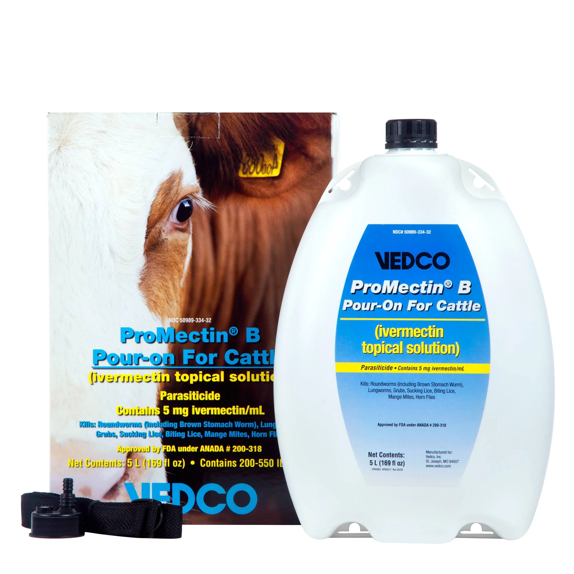 ProMectin B Pour-On Parasiticide, 5 L - Buy Pet Shop